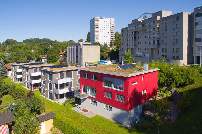 3 Mehrfamilienhäuser Route Mon-Repos Fribourg - GU Holzbau